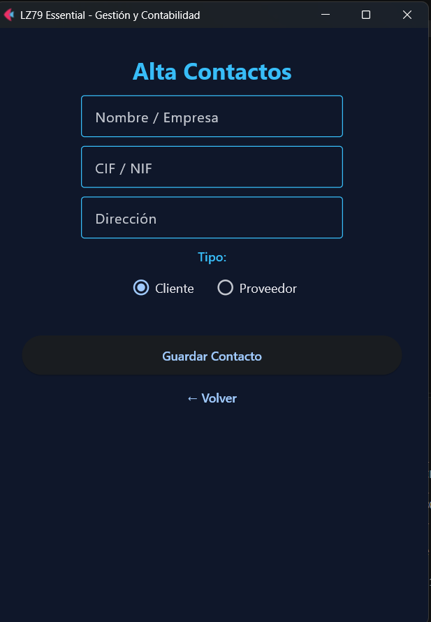 Alta de Clientes y Proveedores